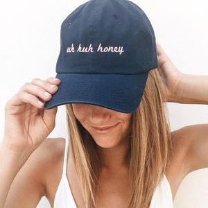 Brandy Melville “Uh huh honey” Navy Hat